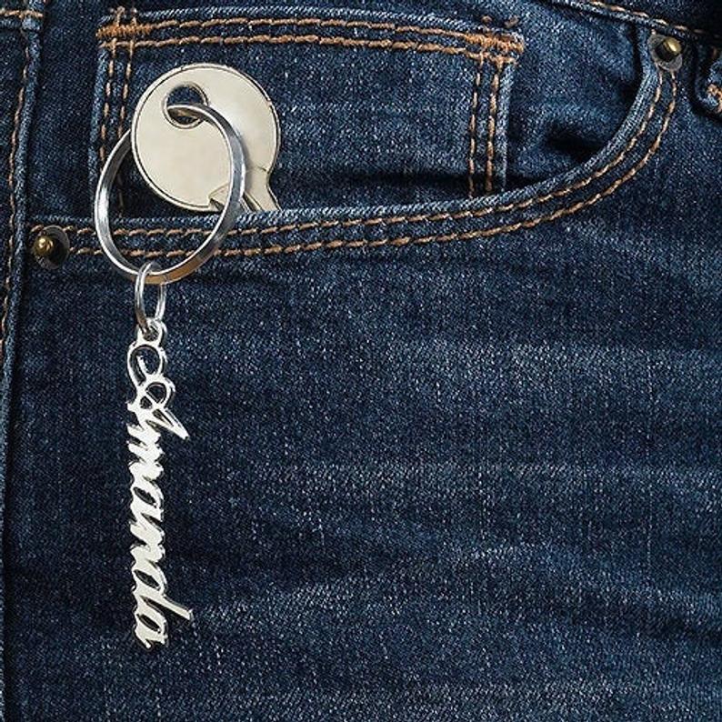 Personalized Key Ring with Name
