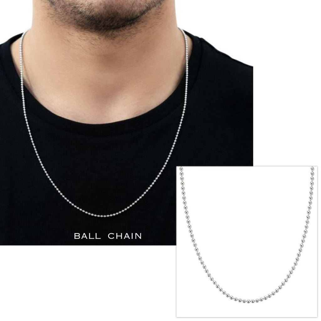 Men's Square Bar Necklace with Engraving