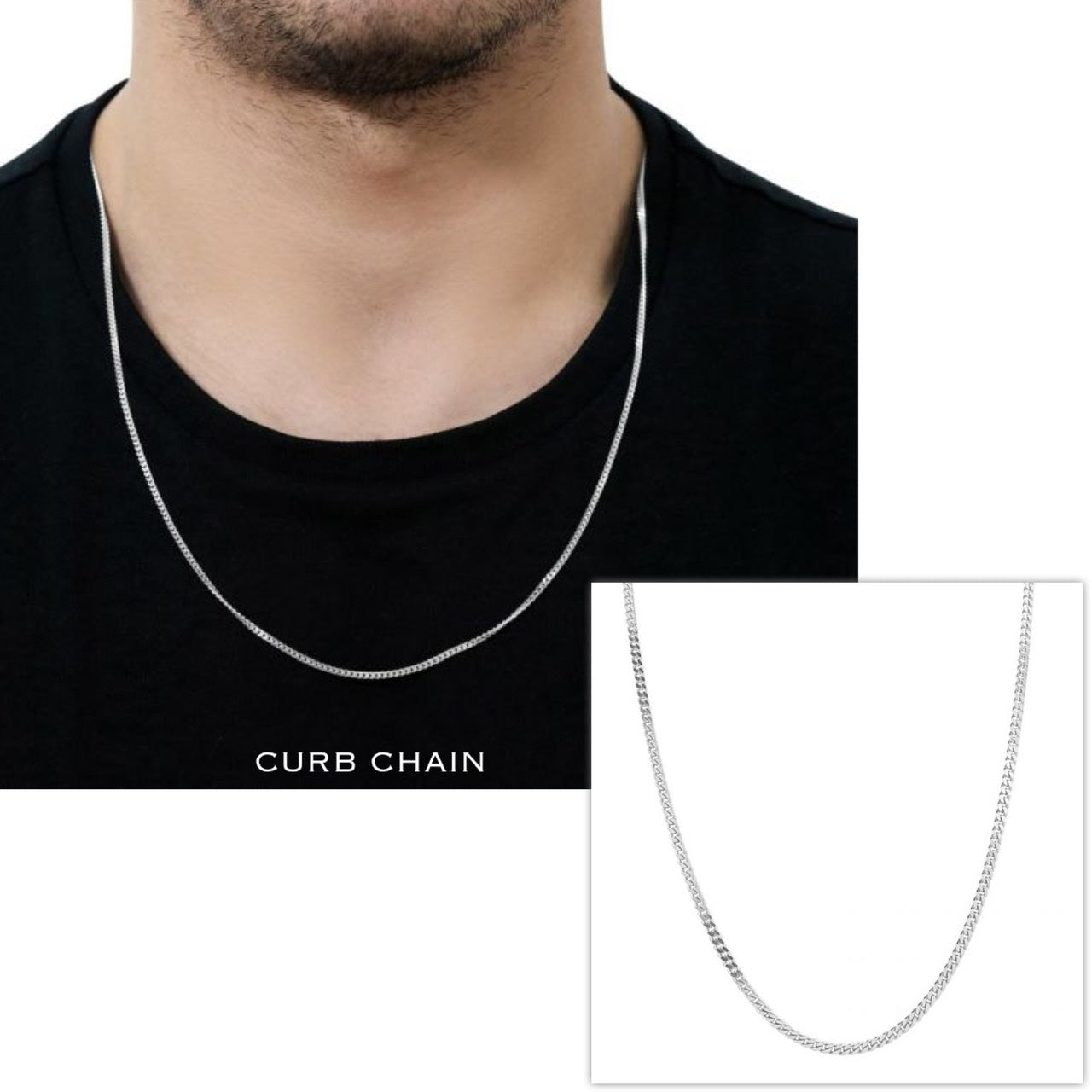 Personalized Men Tag Necklace with Engraving