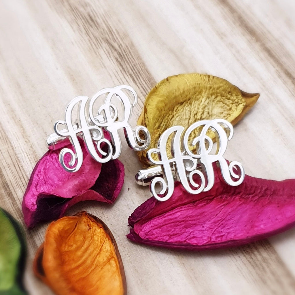 Customized Monogram Cufflinks