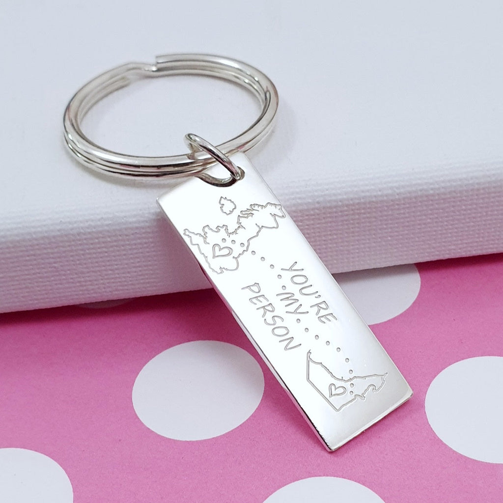 Key Ring with Customized Message & Contents