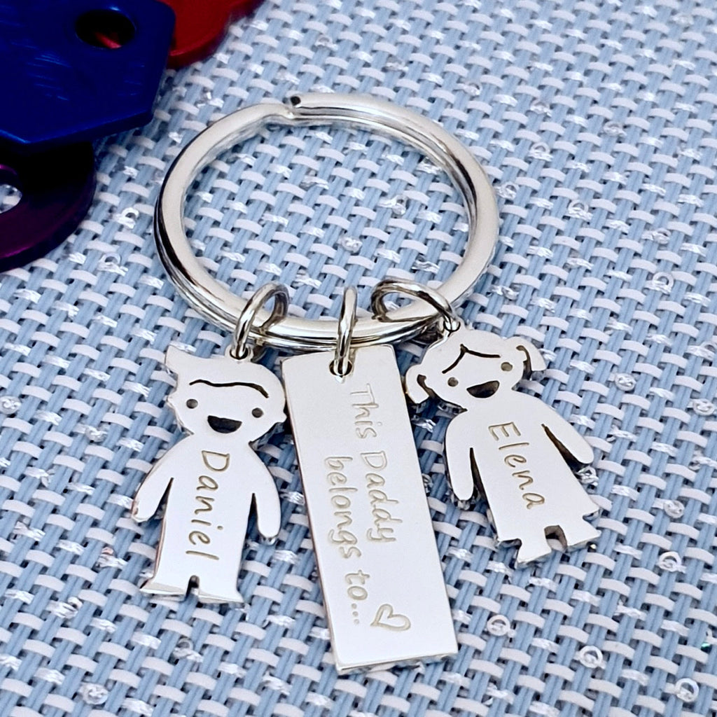 Family Key Ring for Father