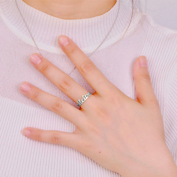 Personalized Name Ring