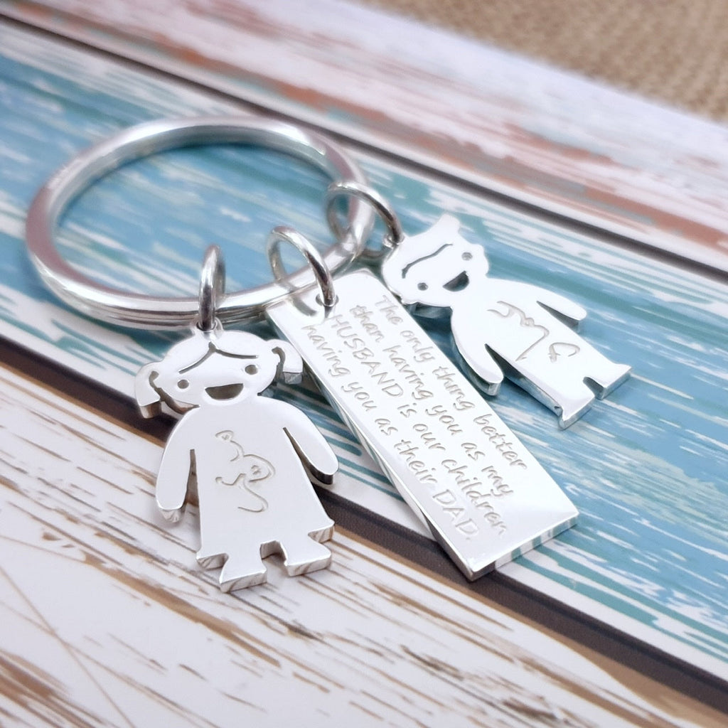 Family Key Ring for Father