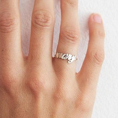 Personalized Name Ring