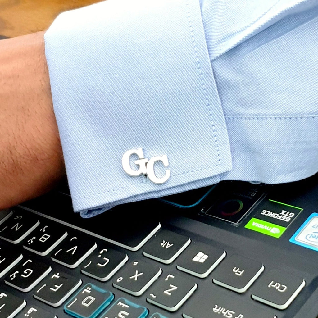 Customized Cufflinks with Initials