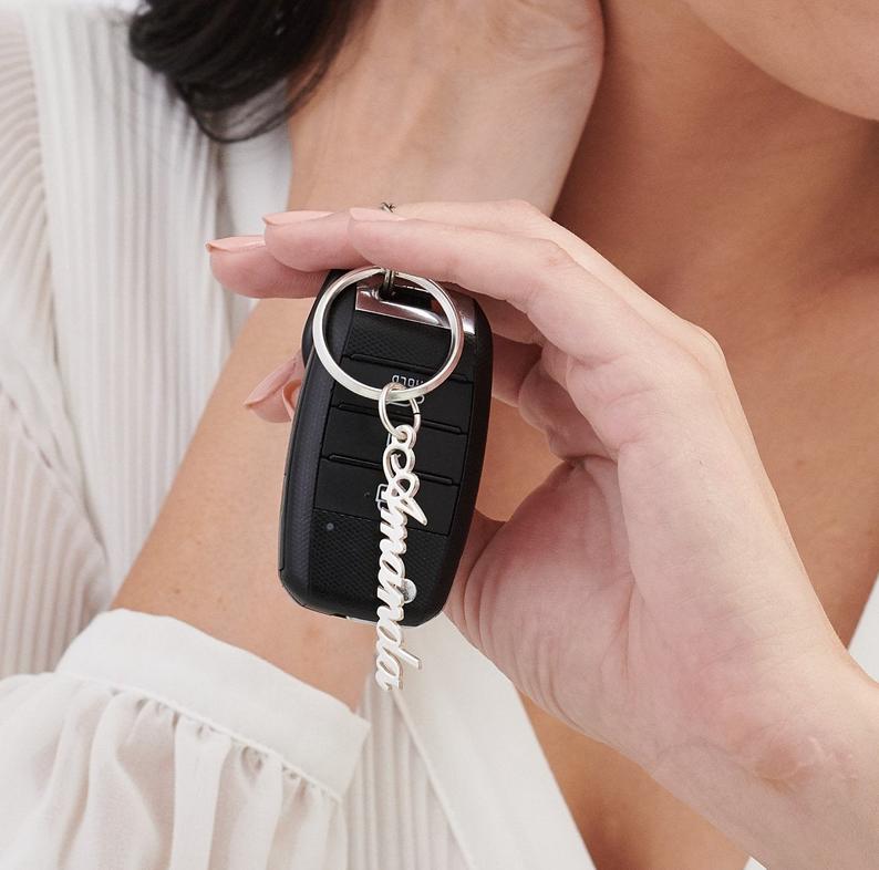 Personalized Key Ring with Name