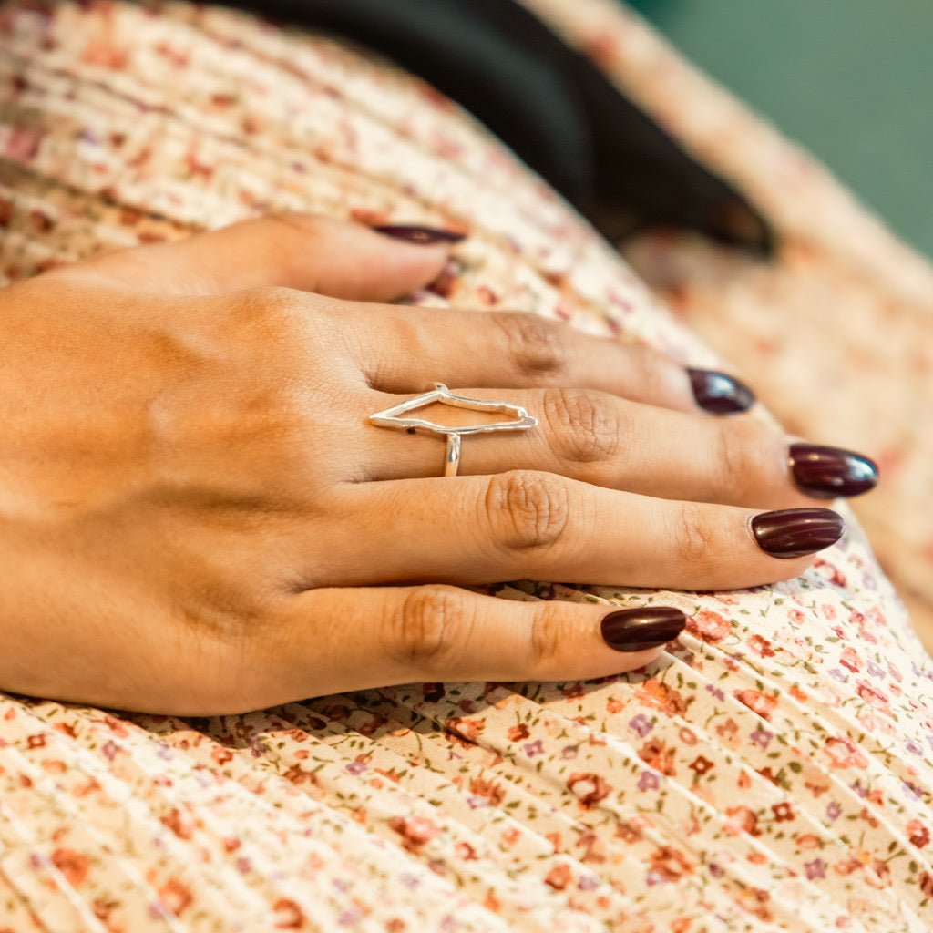 Ring with Palestine Map